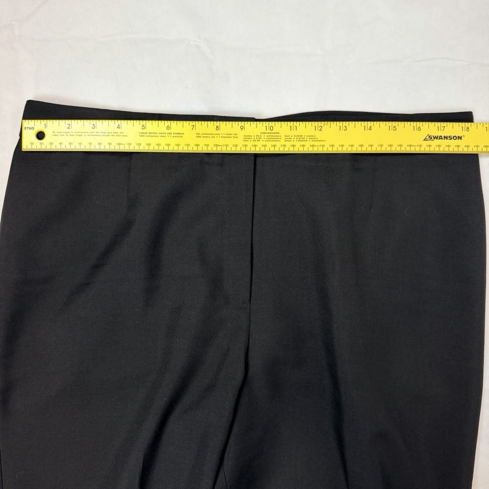 Kasper Dress Pants Womens Size 14 Black Lined High Rise Career Office Business - Picture 3 of 10